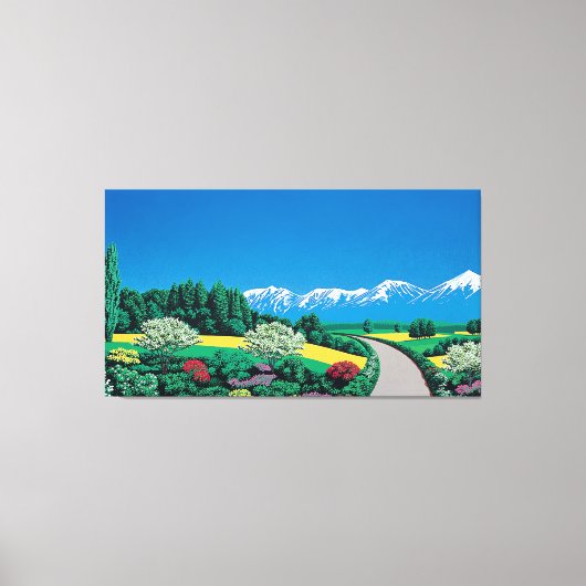 永井寛美術絵画 キャンバスプリント (正面)