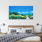 永井寛美術絵画 キャンバスプリント (インサイチュ (寝室))
