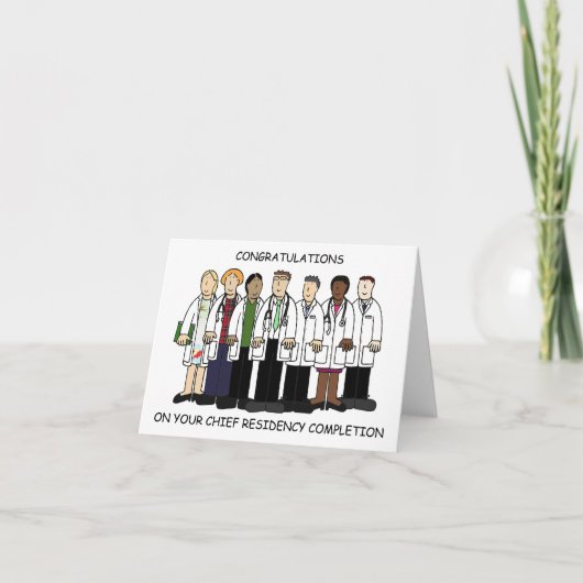 永住権の最高修了祝い カード (正面)