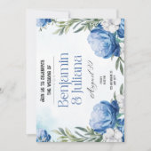 永恒の愛の物語: 私たちの次の章に参加しよう 招待状 (正面)