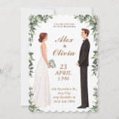 永恒の愛：心を一つに祝う 招待状 (裏面)