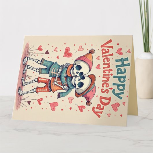 永恒の抱擁バレンタインカード カード (正面)