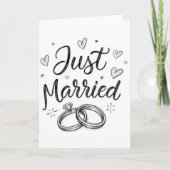 永恒の絆　スケッチ　結婚おめでとう カード (正面)