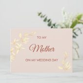 永恒の花　結婚式の日に母へ 招待状 (スタンド正面)