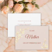永恒の花　結婚式の日に母へ 招待状