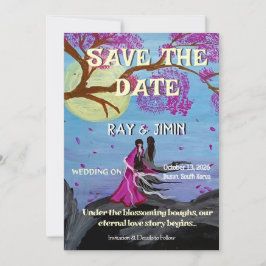 永恒之愛 櫻花 結婚記念日おめでとう セーブザデート