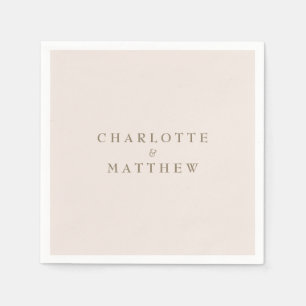 永恒忠诚的玫瑰新娘婚礼鸡尾酒 スタンダードカクテルナプキン