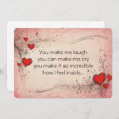 永恒的ロマンチックラブリーな詩 シーズンカード (正面/裏面)