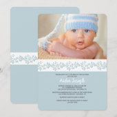 永恒的信仰 洗礼写真 宗教招待会 招待状 (正面/裏面)