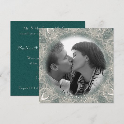 永恒的天鹅婚礼 招待状 (正面/裏面)