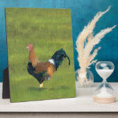 永続アラームクロック – ルースターファームデザイン フォトプラーク (側面)