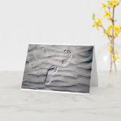 永続的なインプレッション空白のグリーティングカード カード (黄色い花)