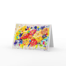 永続的なインプレッションBoquetカード() 