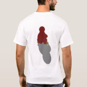 永続的なペンギン(前部及び背部) Tシャツ (裏面)