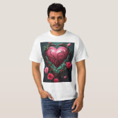 永続的な愛を壊すことのできないハート Tシャツ (正面フル)