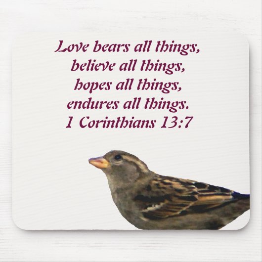 永続的な愛_マウスパッド マウスパッド (正面)