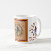 永続的な石 コーヒーマグカップ (正面右)