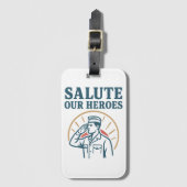 永続的な陽性 ラゲッジタグ (正面縦)