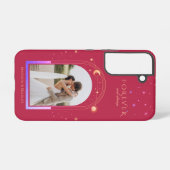 永遠で常にマゼン結婚タ色の天体写真 SAMSUNG GALAXYケース (裏面横)