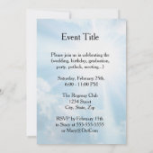 永遠と一日 招待状 (裏面)