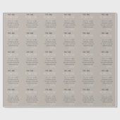 永遠と日の結婚詩 ラッピングペーパー (フラット)