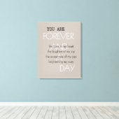 永遠と日書の詩 キャンバスプリント (インサイチュ (ウッドフロア))