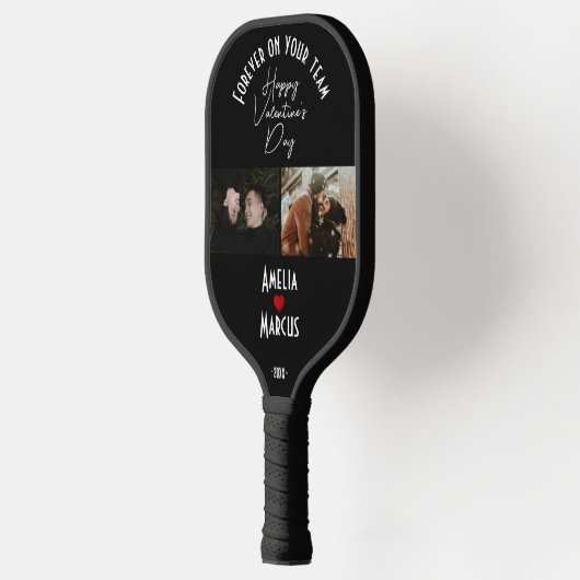 永遠にあなたのチームにバレンタインデー2の写真 ピックルボールラケット (左)
