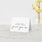 永遠にあなたの息子結婚の楽園の両親のためのカード カード (黄色い花)