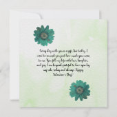 「永遠にあなたの：バレンタインデーのお祝い」 セーブザデート (裏面)