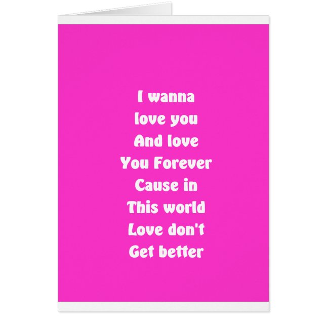 永遠にあなたを愛しなさい (正面)