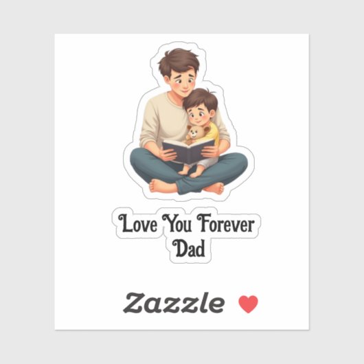 永遠にあなたを愛する，パパ – 男性の価値 シール (シート)
