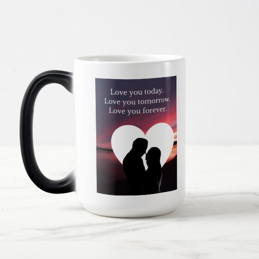 永遠にあなたを愛する モーフィングマグカップ (左)