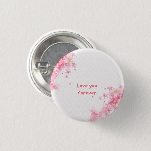 永遠にあなたを愛する 缶バッジ (正面&裏面)