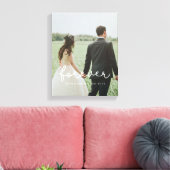 永遠にお洒落可愛い結婚写真 キャンバスプリント (インサイチュ (リビング))