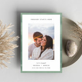 永遠にここから始まる |フォト婚約 案内状