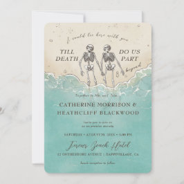 永遠にここに横たわる結婚式招待状 招待状