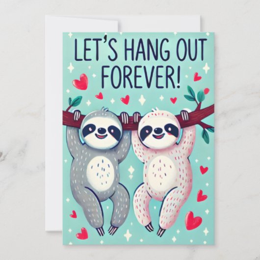 永遠につる可愛いスタレンタインデー シーズンカード (正面)