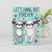 永遠につる可愛いスタレンタインデー シーズンカード (スタンド正面)