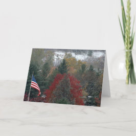 永遠にアメリカ国旗 カード