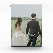 永遠にキュートな whimsical ウェディング フォトブロック (正面)