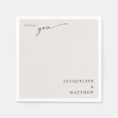 永遠にクリームカップルの名結婚前のカクテル スタンダードカクテルナプキン (正面)