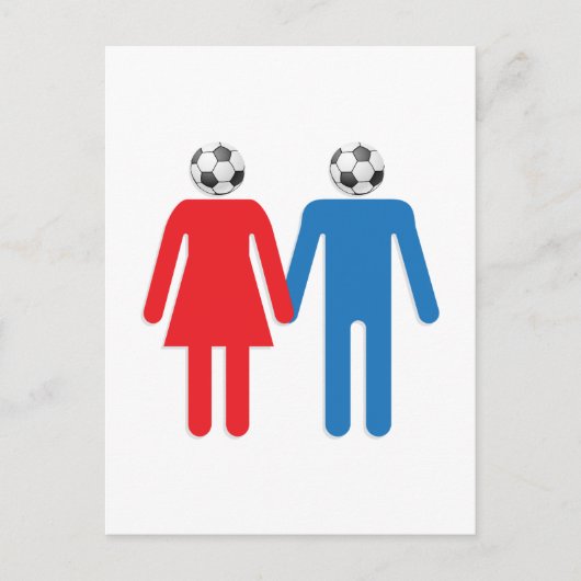 永遠にサッカー ポストカード (正面)