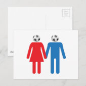 永遠にサッカー ポストカード (正面/裏面)