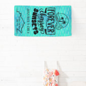 永遠にサンセットカップルクルーズを追い続ける 横断幕 (インサイチュ)