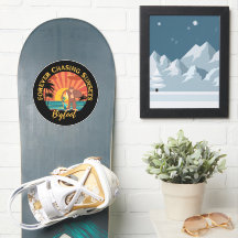 永遠にサンセットビッグフットを追いかけるサーフィンブラック