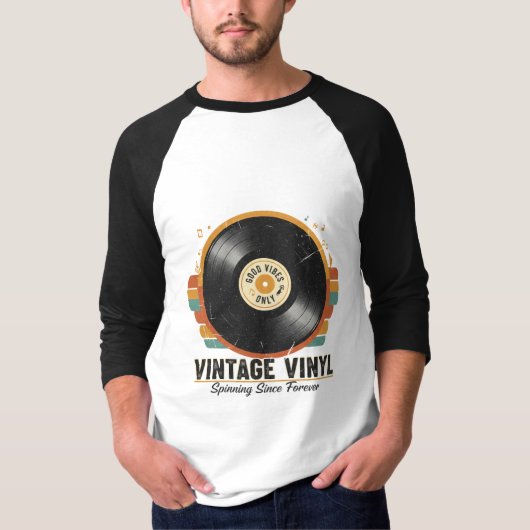 永遠にスピンするビニールシャツ Tシャツ (正面)