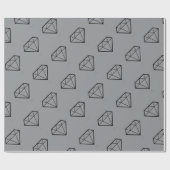 永遠にダイヤモンド ラッピングペーパー (フラット)