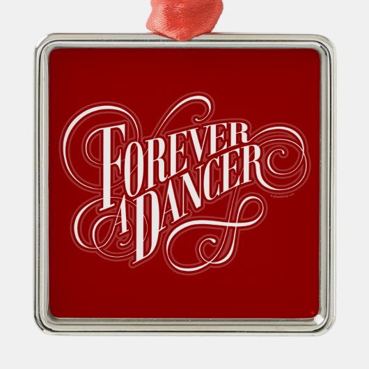 永遠にダンサー メタルオーナメント (正面)
