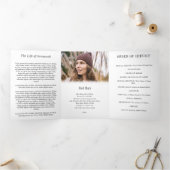 永遠にハートの写真 三つ折りプログラム (内部)