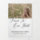 永遠にハートの写真 三つ折りプログラム (カバー)